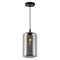 Cwi Lighting Glass 1 Light Down Mini Pendant With Smoke Finish 5553P7-Smoke - alternate 1